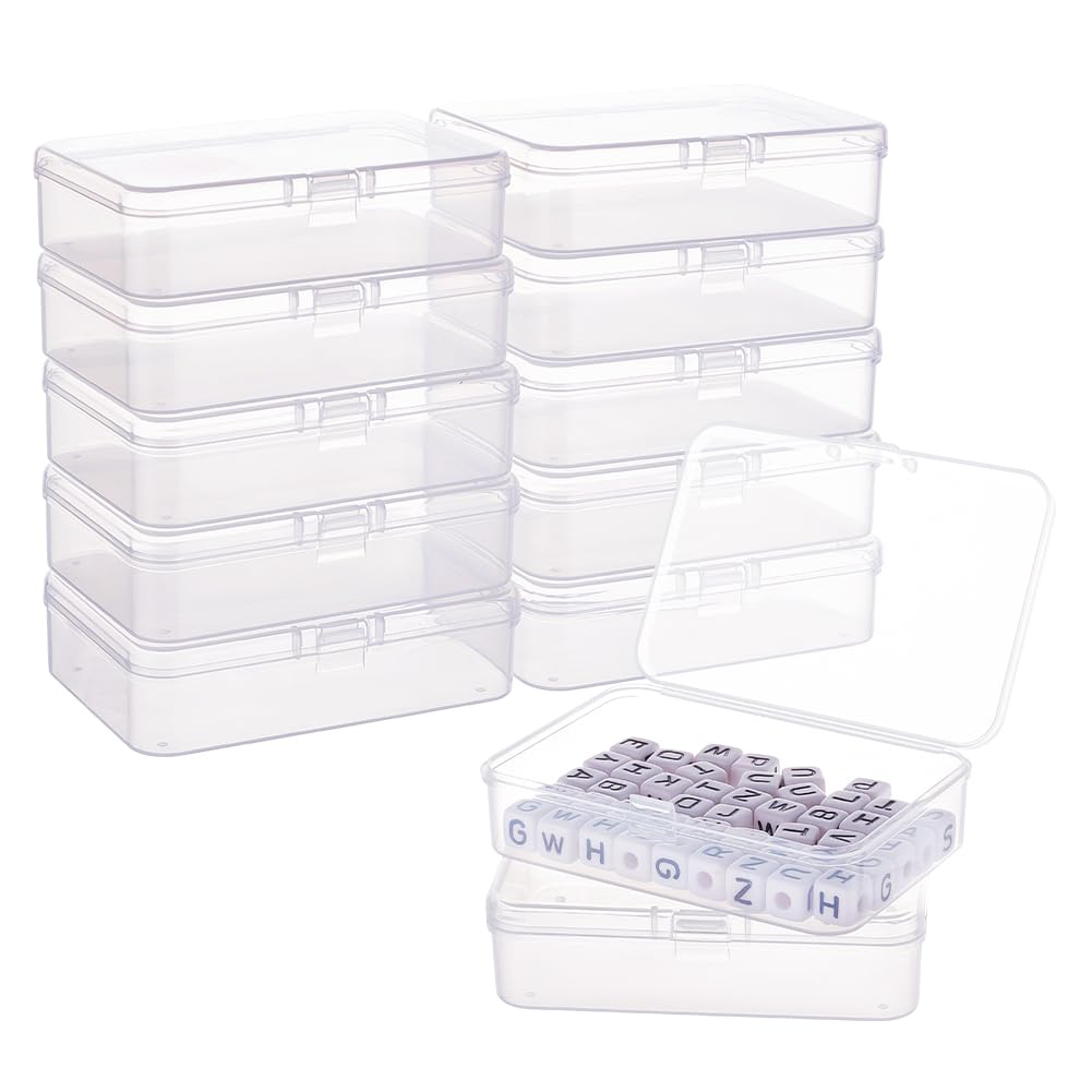 Amazon｜BENECREAT 12個セット 9.4x6.4x2.6cmプラスチック小分けケース